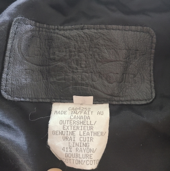 Leather jacket large - Picture 4 of 5